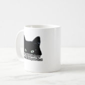 Grumpy cat meme for cat lovers and kitten owners koffiemok (Voorkant links)