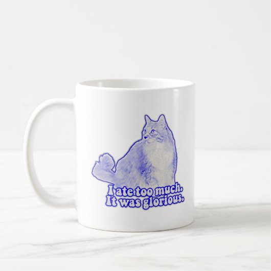 Grumpy cat meme for cat owners and kitten lovers koffiemok (Links)