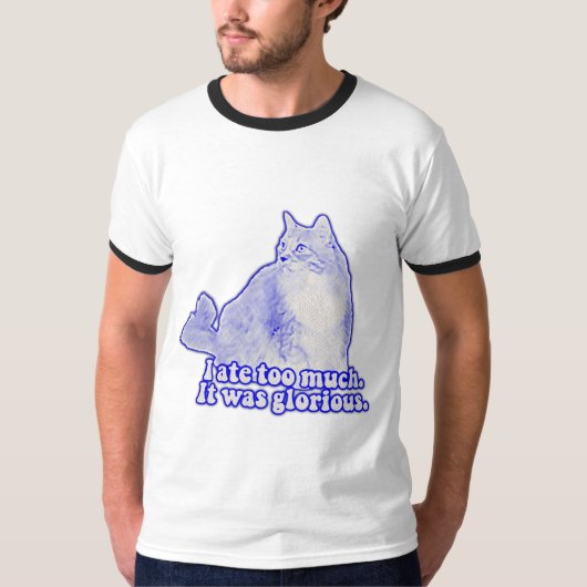 Grumpy cat meme for cat owners and kitten lovers t-shirt (Voorkant)