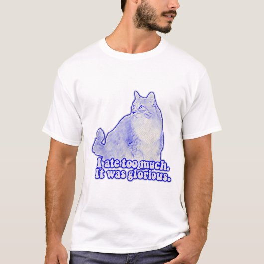 Grumpy cat meme for cat owners and kitten lovers t-shirt (Voorkant)
