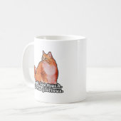 Grumpy cat meme for cat persons and kitten lovers koffiemok (Voorkant links)