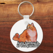 Grumpy cat meme for cat persons and kitten lovers sleutelhanger (Voorkant)
