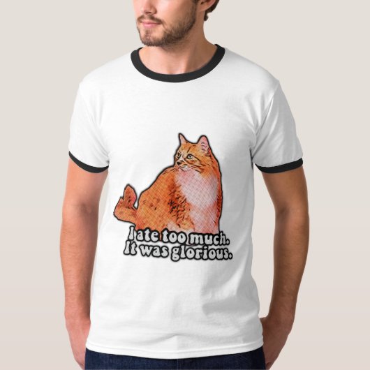 Grumpy cat meme for cat persons and kitten lovers t-shirt (Voorkant)