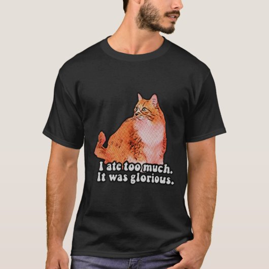Grumpy cat meme for cat persons and kitten lovers t-shirt (Voorkant)