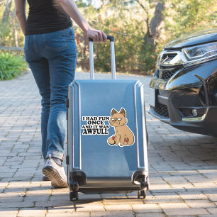 Grumpy Cat - Meme Grappige Kat - Plezier Sticker