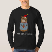 Grumpy Cat met een lelijke kerstkeuken T-shirt (Voorkant)