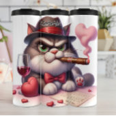 Grumpy Cat Mobster met sigaar Thermosbeker