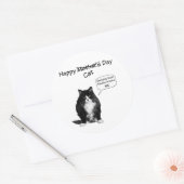 Grumpy Cat Moederdag Ronde Stickers (Envelop)