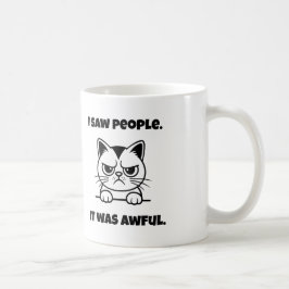 Grumpy Cat Mug – Anti-Social Funny Gift Koffiemok