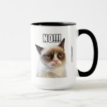 Grumpy Cat™ NEE!! Mok<br><div class="desc">Dit ontwerp is voorzien van het originele Grumpy Cat™ afbeelding met de tekst "NEE!!!"</div>