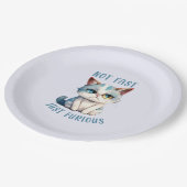 Grumpy Cat - Niet snel, gewoon woedend Papieren Bordje (Gekanteld)