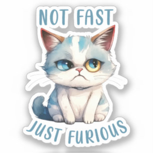 Grumpy Cat - Niet snel, gewoon woedend Sticker