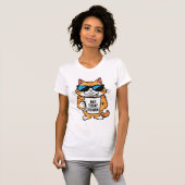Grumpy Cat niet vandaag Human Funny Coffee T-shirt (Voorkant volledig)