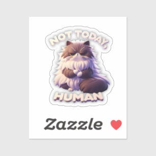 Grumpy Cat "niet vandaag, mens" vinyl Sticker