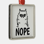 GRUMPY CAT, NOPE CHISTMAS ORNAMENTEN (Rechts)