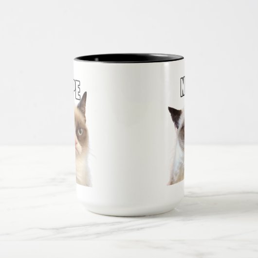 Grumpy Cat™ NOPE Mok (Midden)