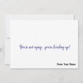 Grumpy Cat on Cake Kaart (Achterkant)