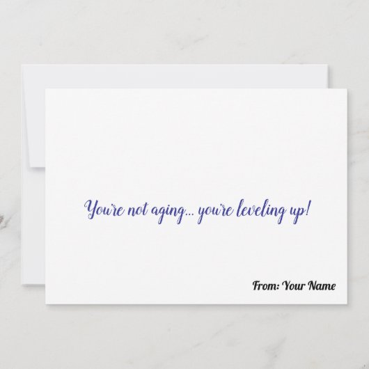 Grumpy Cat on Cake Kaart (Achterkant)