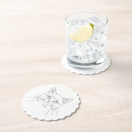 Grumpy cat paper onderzetter (Insitu)