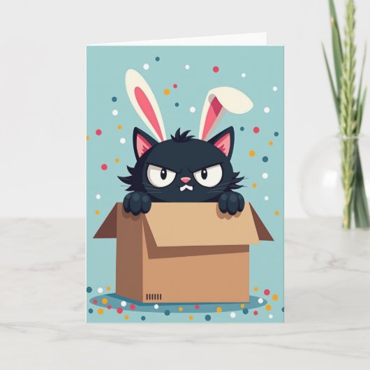 Grumpy Cat Party Time Card Kaart (Voorkant)