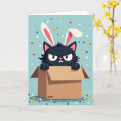 Grumpy Cat Party Time Card Kaart (Gele Bloem)