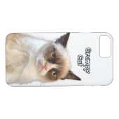 Grumpy Cat Phone Case (Achterkant (Horizontaal))