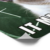 Grumpy Cat Poster - Ik hou van wiskunde. Het maakt (Hoek)