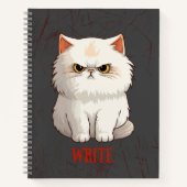 Grumpy Cat Pun Fun Schrijf Journal Notitieboek (Voorkant)