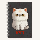 Grumpy Cat Pun Fun Schrijf Journal Notitieboek (Voorkant)