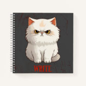 Grumpy Cat Pun Fun Schrijf Journal Notitieboek (Voorkant)
