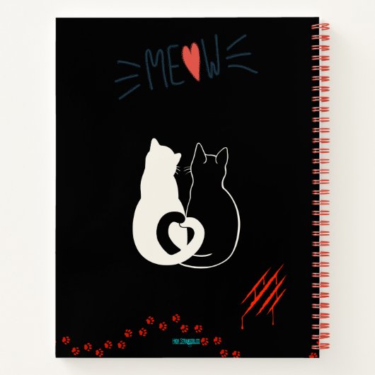 Grumpy Cat Puns Fun tijdschrift notitieboek (Achterkant)