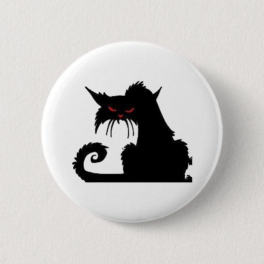 Grumpy cat    ronde button 5,7 cm (Voorkant)