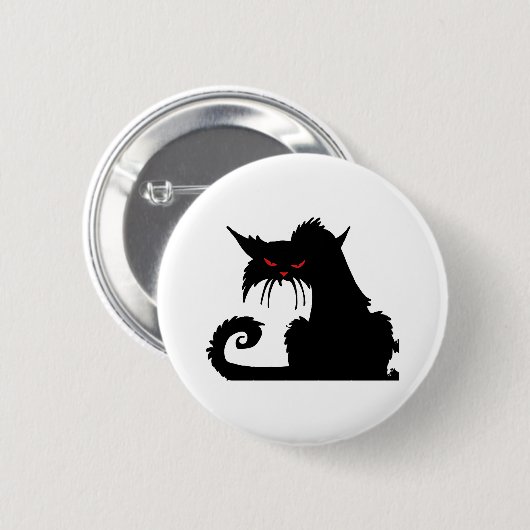Grumpy cat    ronde button 5,7 cm (Voorkant /achterkant)
