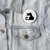 Grumpy cat    ronde button 5,7 cm (In situ)