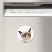 Grumpy Cat Ronde Magneet (Insitu (Vaatwasser))