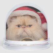 Grumpy Cat Santa Merry Christmas Sneeuwbol (Voorkant)