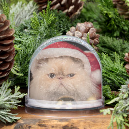Grumpy Cat Santa Merry Christmas Sneeuwbol