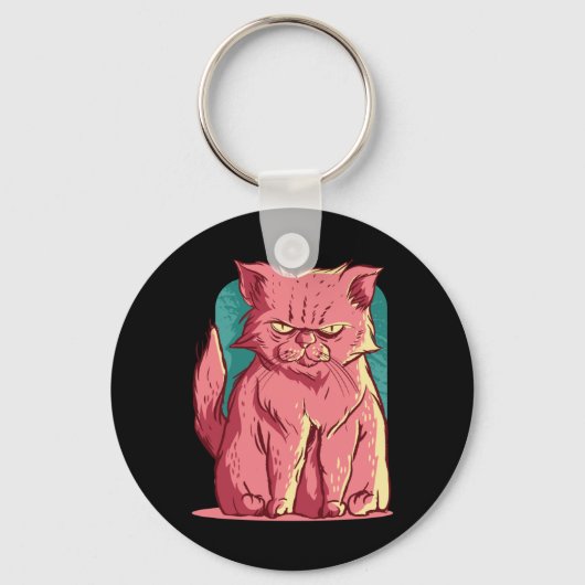 Grumpy Cat Sleutelhanger (Voorkant)