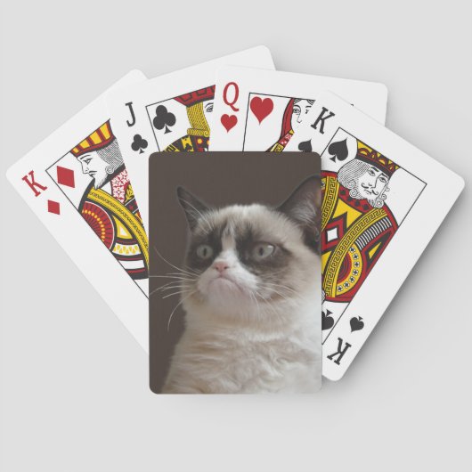 Grumpy Cat-speelkaarten Pokerkaarten (Achterkant)