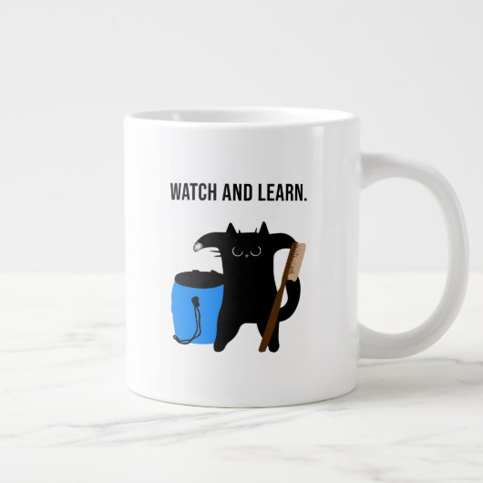 Grumpy Cat Teaches Climbing Collection Grote Koffiekop (Rechts)