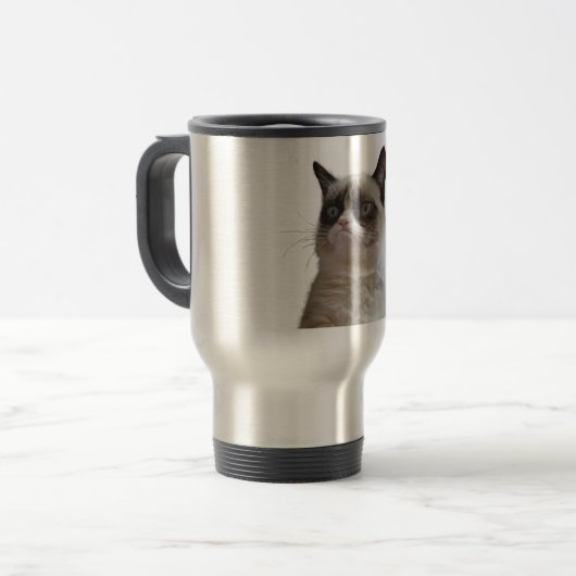 Grumpy Cat Travel Mug Reisbeker (Voorkant links)