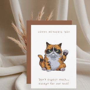 Grumpy Cat Vaderdag Kaart