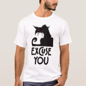 Grumpy cat verontschuldigt zich t-shirt (Voorkant)