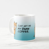 Grumpy Cat Wants Coffee Koffiemok (Voorkant links)