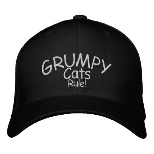 Grumpy Cats Rule! Geborduurde Pet