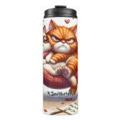 Grumpy Cats Snuggled in Hangmat Thermosbeker (Voorkant)