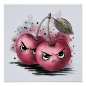 Grumpy Cherries Perfect Poster (Voorkant)
