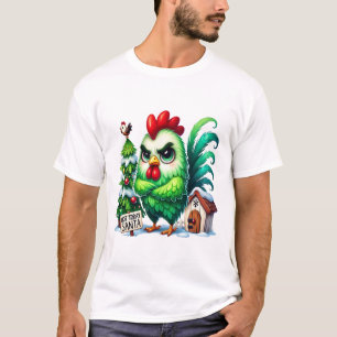 Grumpy Christmas Chicken T-shirt