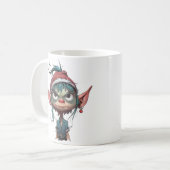 Grumpy Christmas Elf Attitude Koffiemok (Voorkant links)