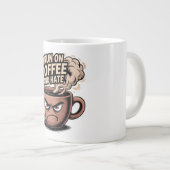 Grumpy Coffee Mok - Ik ren op koffie en haat (Voorkant rechts)